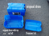 One storage box, and one pannier lid