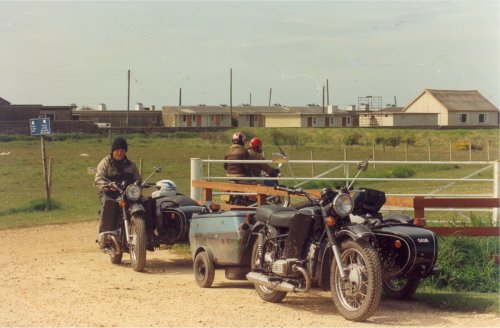 Mine and Ron's bikes - seen at the Gurt Gallybagger rally on the Isle of Wight.