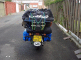 There's a bike under there somewhere.